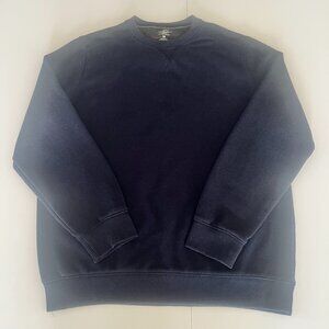 G.H. Bass & Co Crewneck Sweatshirt Mens Medium Blue Pullover Casual Outdoors